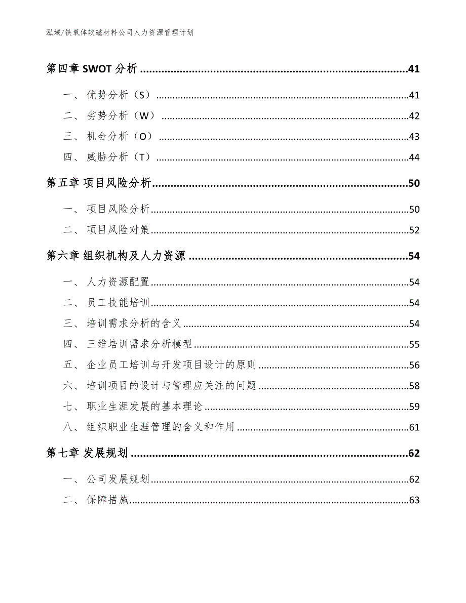铁氧体软磁材料公司人力资源管理计划.docx_第2页