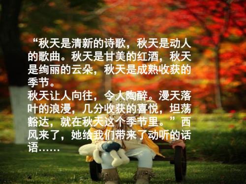 西风的话PPT课件.ppt