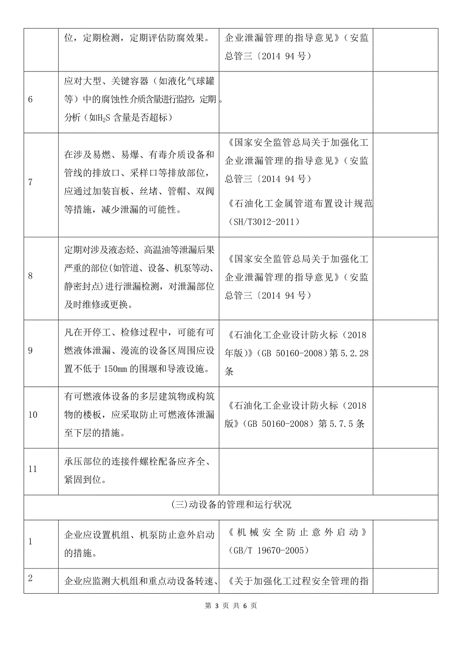 设备安全风险隐患排查表.docx_第3页
