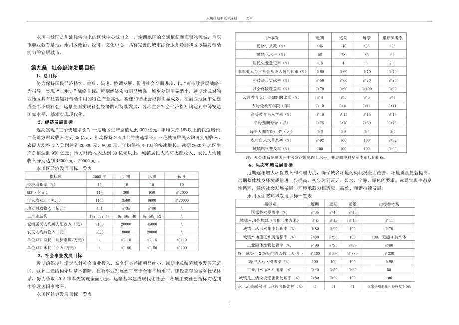 重庆市永川区城乡总体规划文本.doc_第2页