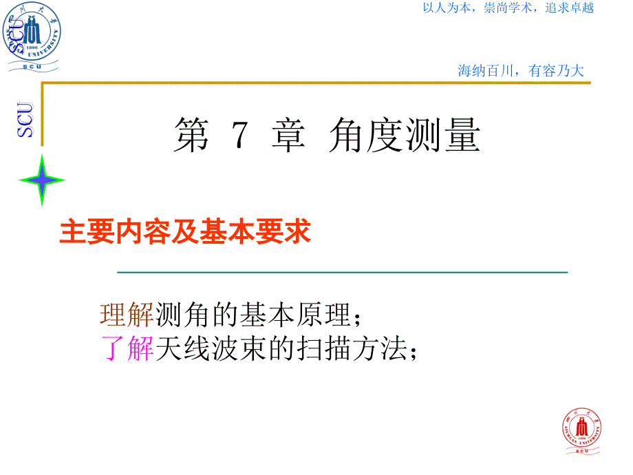雷达原理第7章角度测量.ppt_第1页