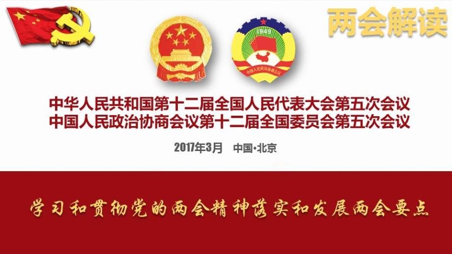 聚焦两会精神解读之关键词混改房产等党课宣讲幻灯片.ppt_第1页