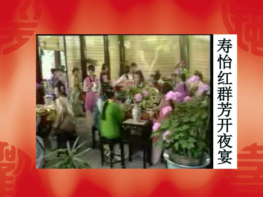 红楼梦寿怡红群芳开夜宴.ppt_第1页