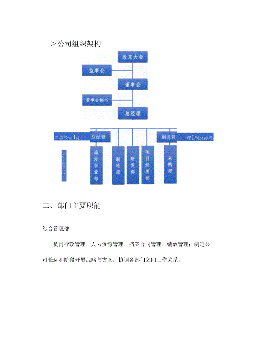 自动化装备公司组织架构及部门职能.doc_第3页