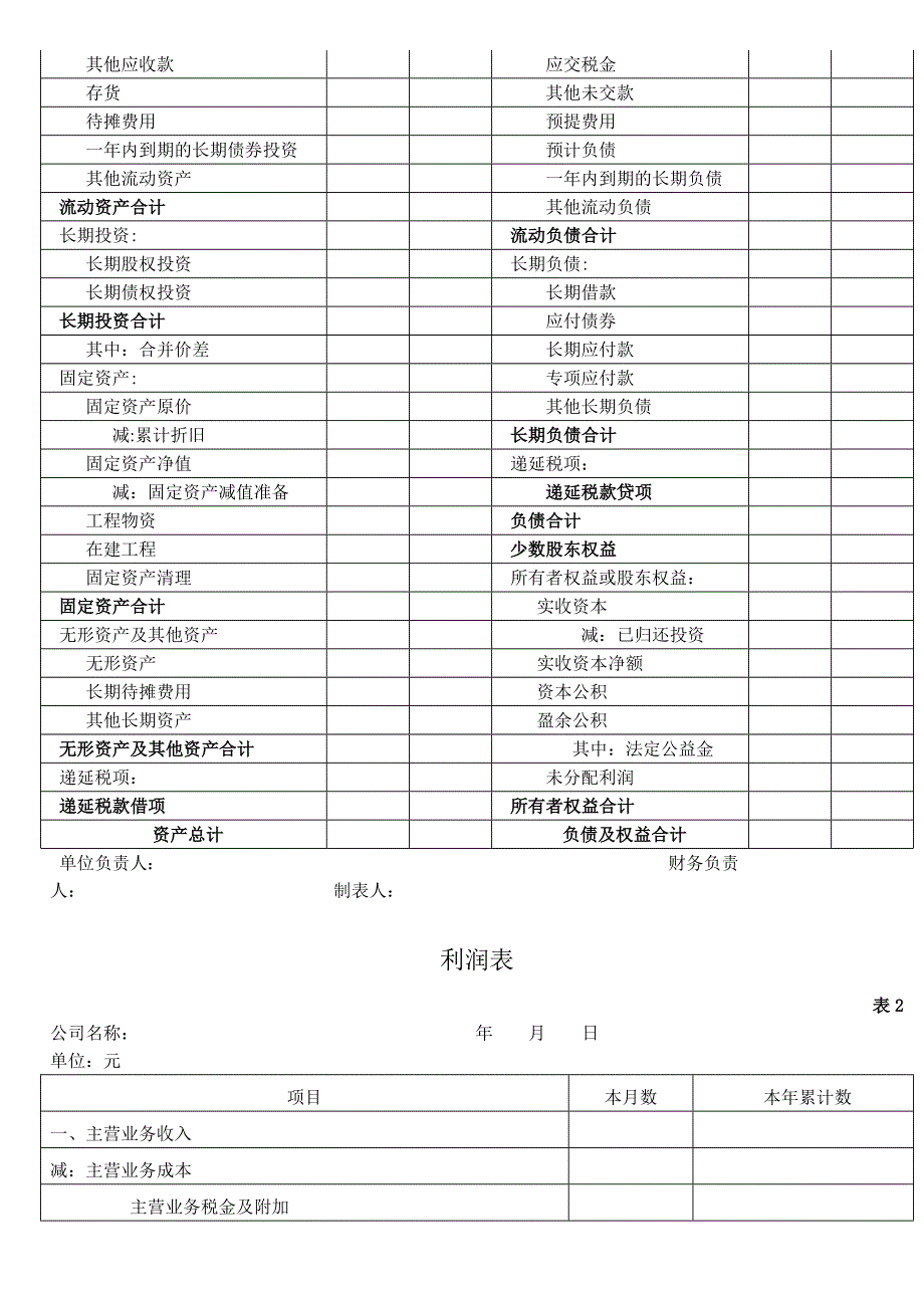 财务报表模板全套.doc_第2页