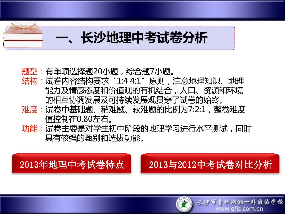长沙市地理中考试卷分析及备考策略.ppt_第2页