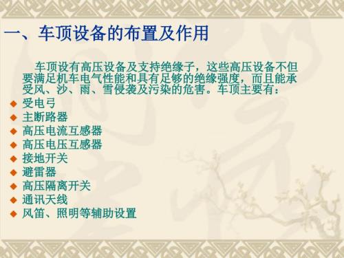 车顶设备布置PPT课件.ppt