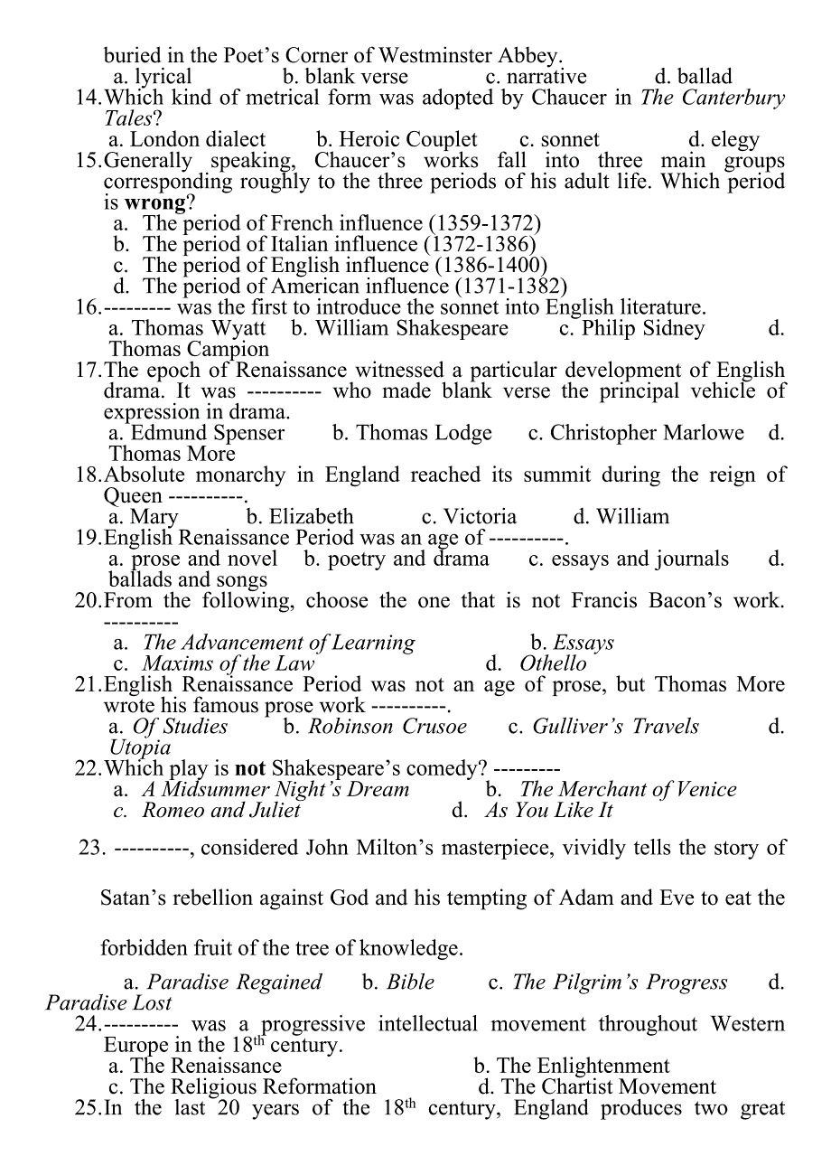 英国文学复习题含答案.doc_第2页