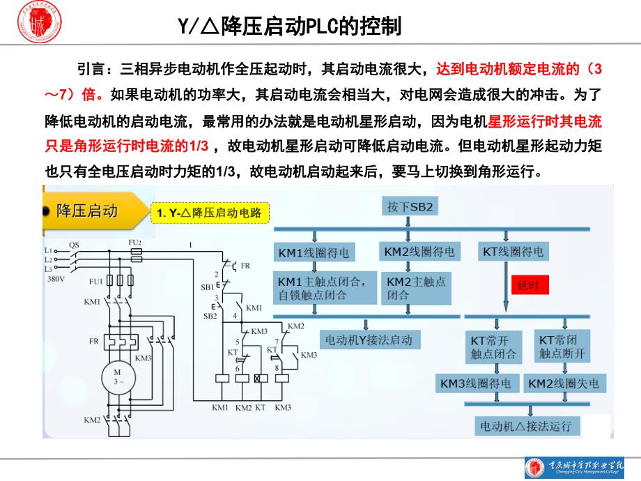 西门子S7200星三角降压启动的PLC控制.ppt_第2页