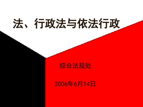行政法与依法行政课件.ppt