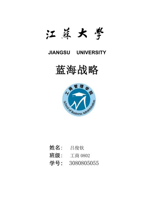 蓝海战略案例分析.doc