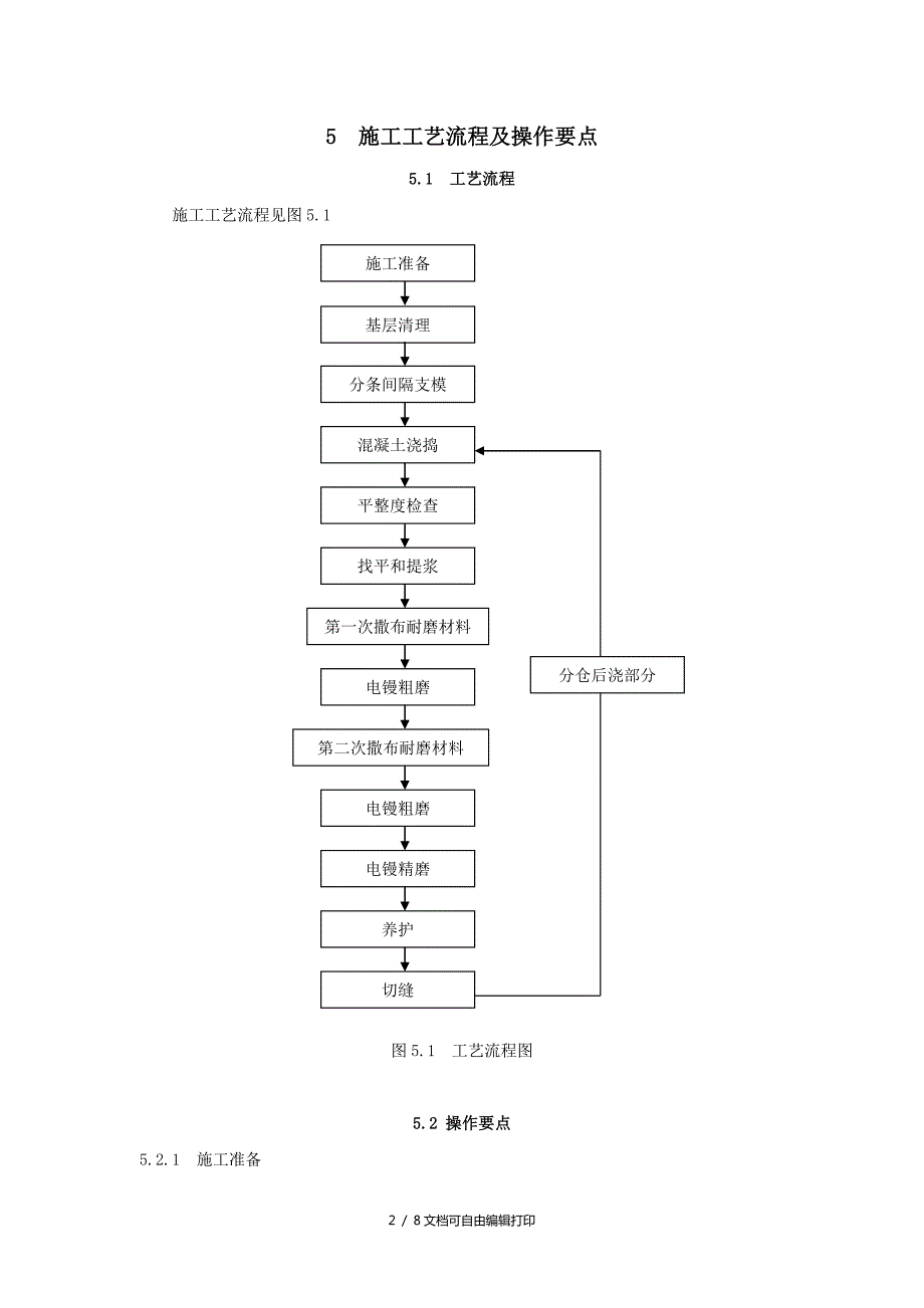 金刚砂耐磨混凝土地坪一次成型施工工法.doc_第2页
