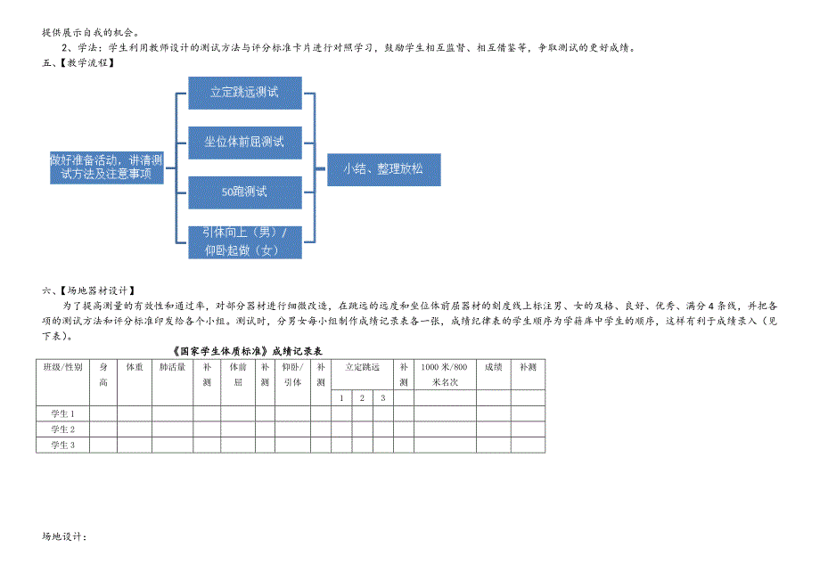 高中体质测试教学设计.doc_第2页