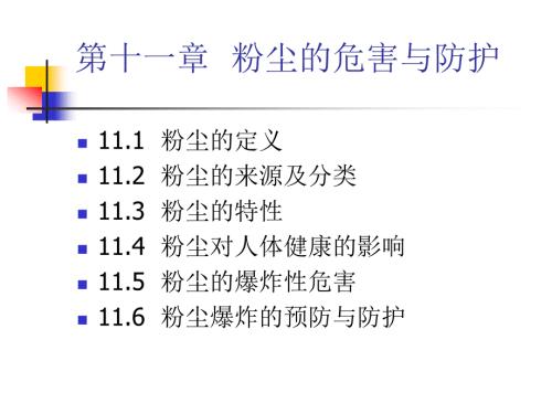 粉尘的危害与防护.ppt