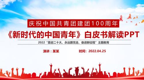 首部新时代的中国青年白皮书全文PPT.pptx