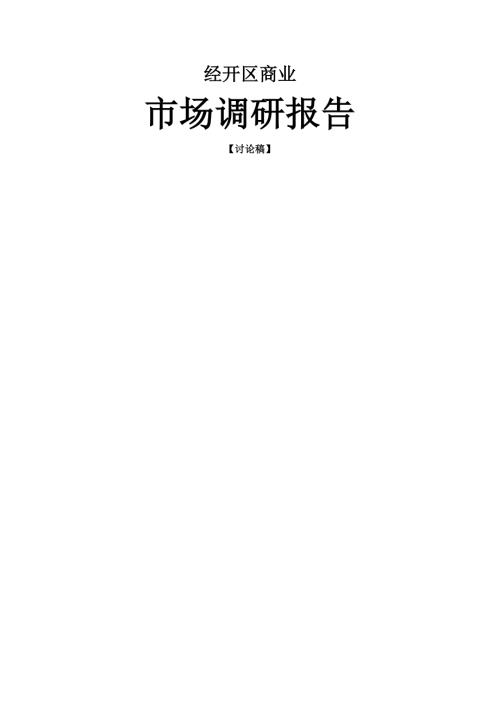 经开区商业市场调研报告.doc