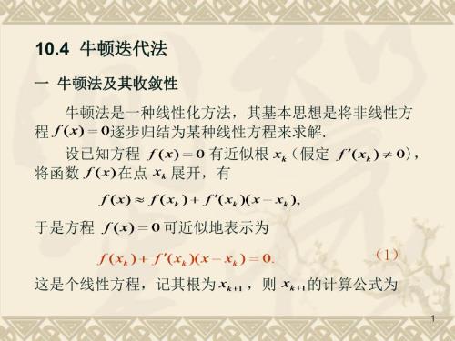 第三节牛顿迭代法课件.ppt