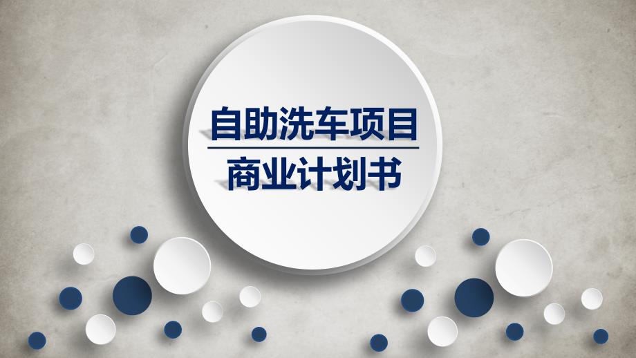 自助洗车项目商业计划书.ppt_第1页