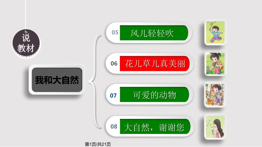 花儿草儿真美丽说课PPT课件.pptx_第1页