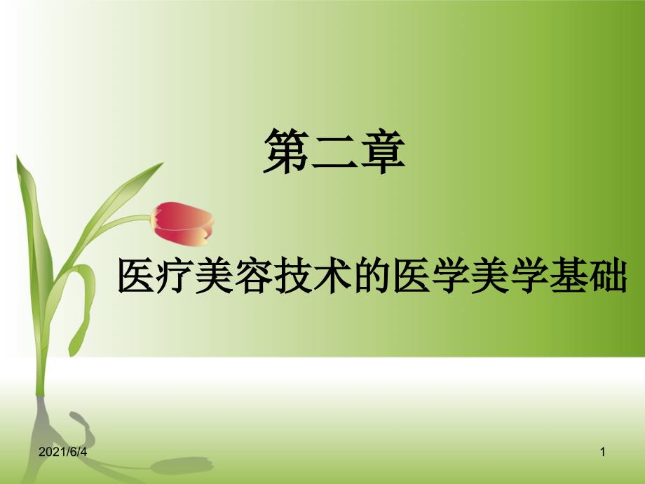 第二章医疗美容技术的医学美学基础.ppt_第1页