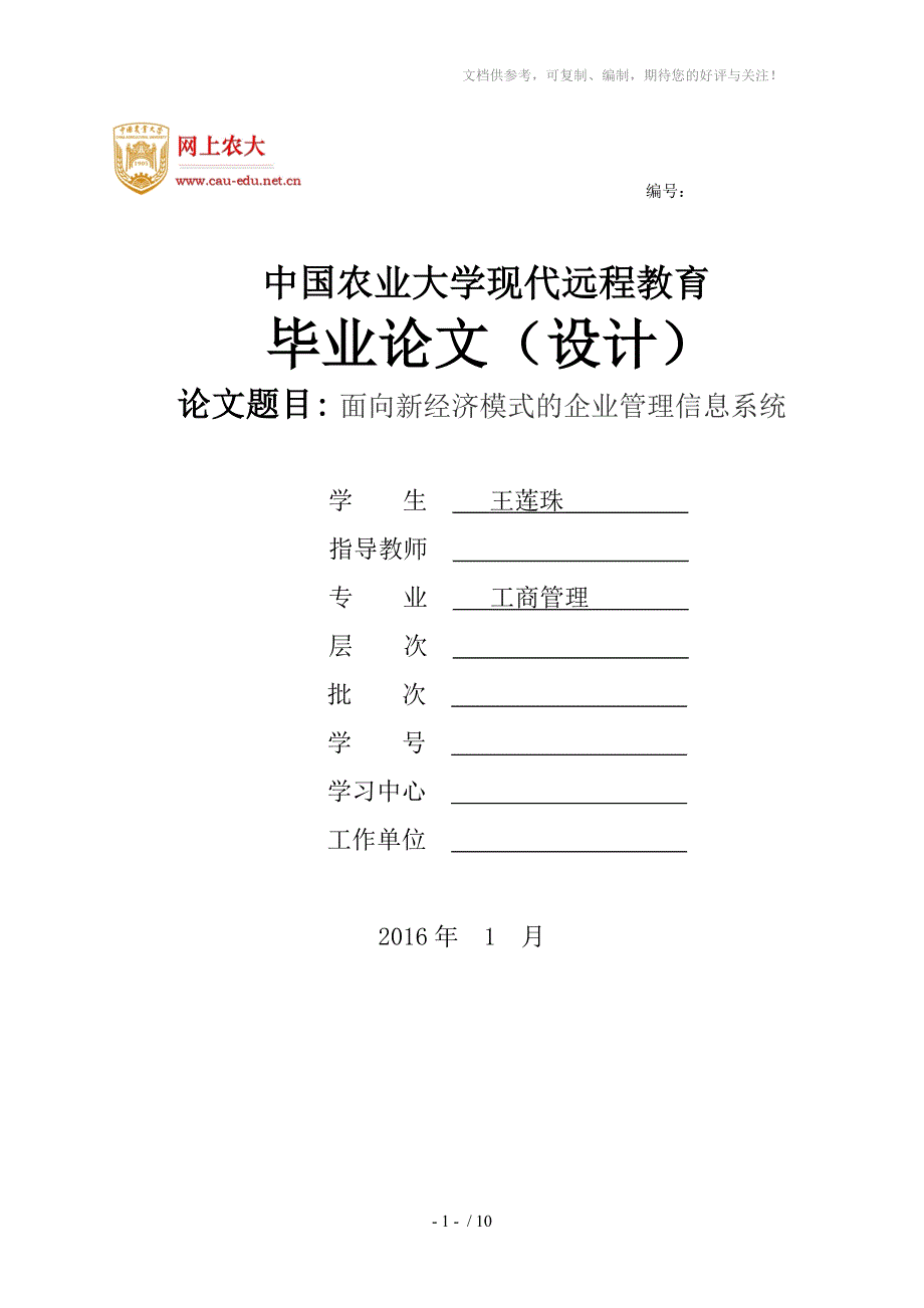 面向新经济模式的企业管理信息系统.doc_第1页