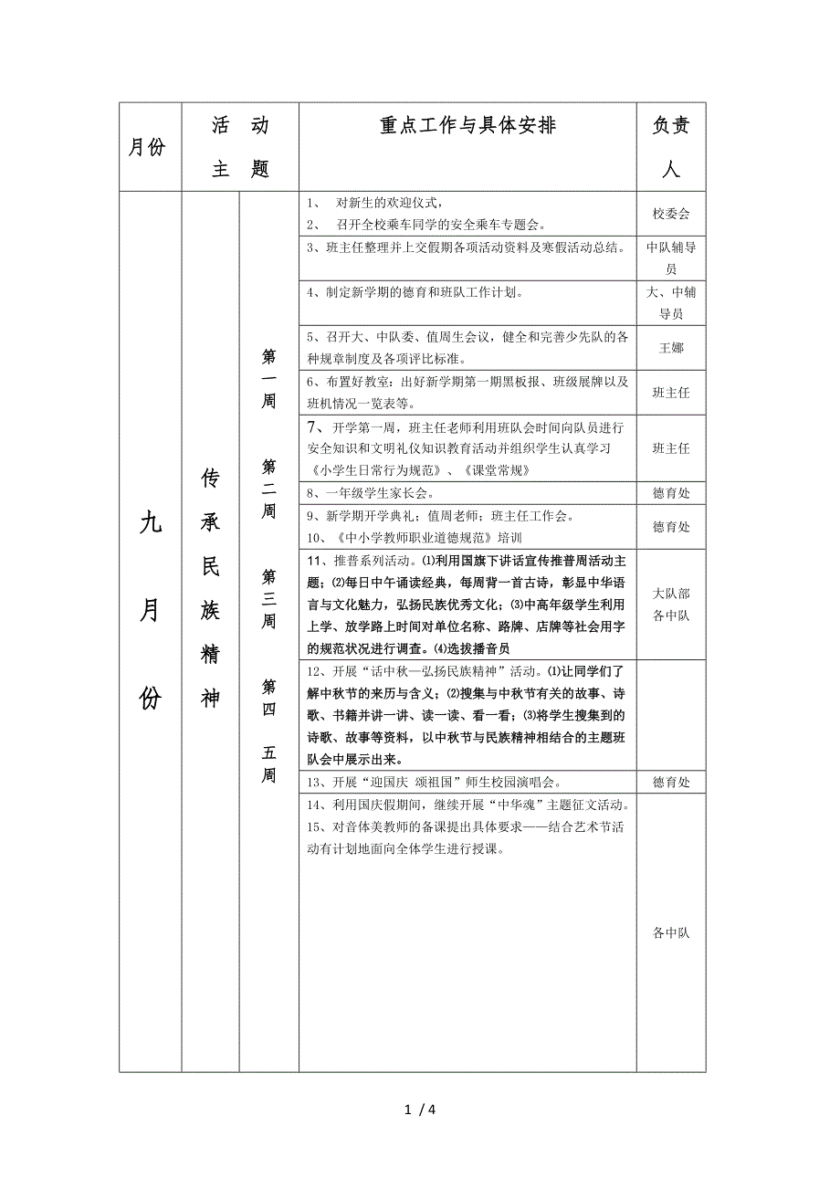 少先队周计划表.doc_第1页