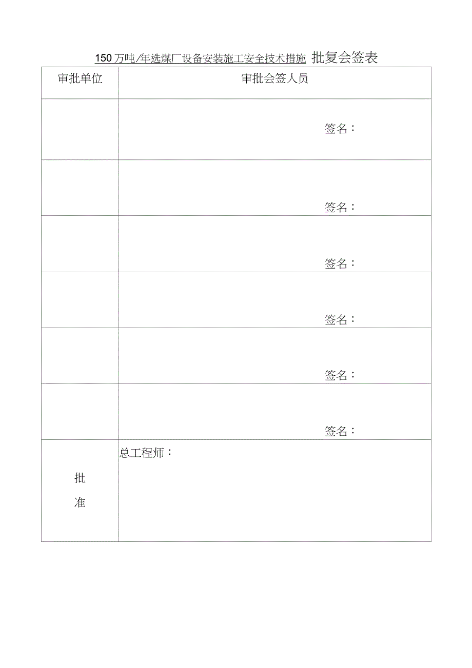 选煤厂设备安装施工安全技术措施完整版.doc_第2页