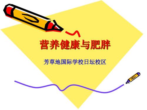 营养健康与肥胖.ppt