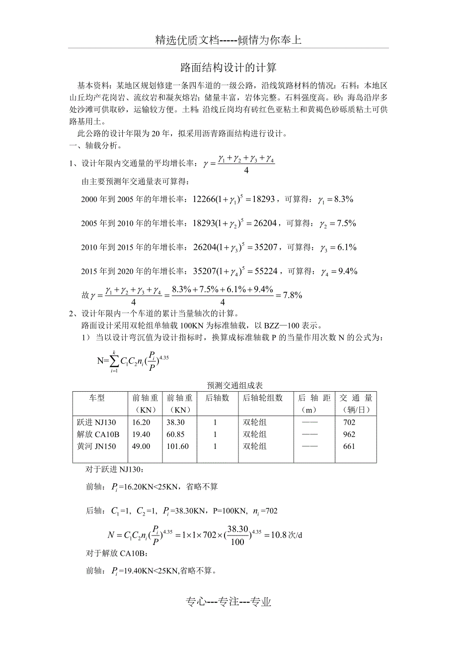 课程设计路基路面工程课程设计计算书共16页.doc_第2页