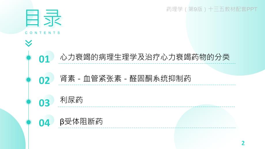 药理学第9版十三五教材治疗心力衰竭的药物PPT课件带内容.pptx_第2页