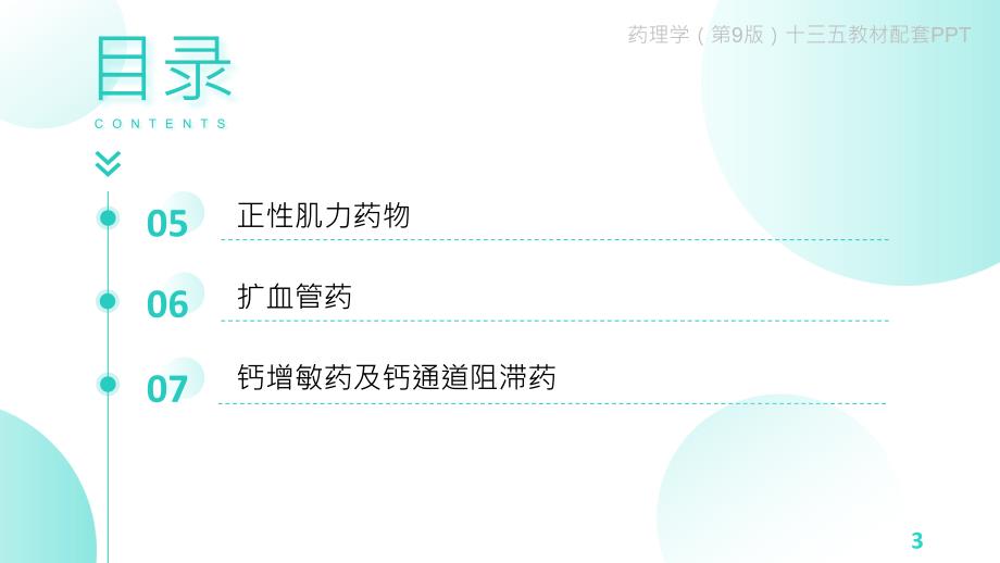 药理学第9版十三五教材治疗心力衰竭的药物PPT课件带内容.pptx_第3页