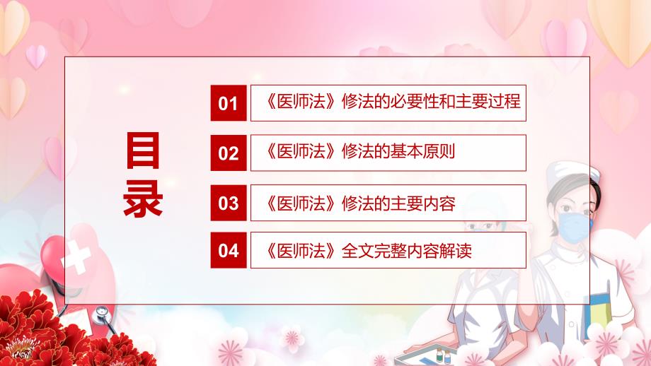 营造尊医重卫的良好氛围2021年新制定医师法实用演示PPT模板.pptx_第3页