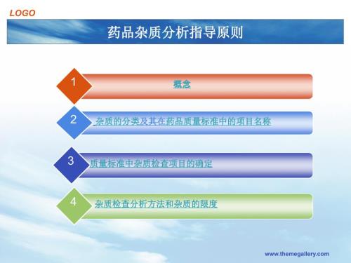 药品杂质分析指导原则.ppt