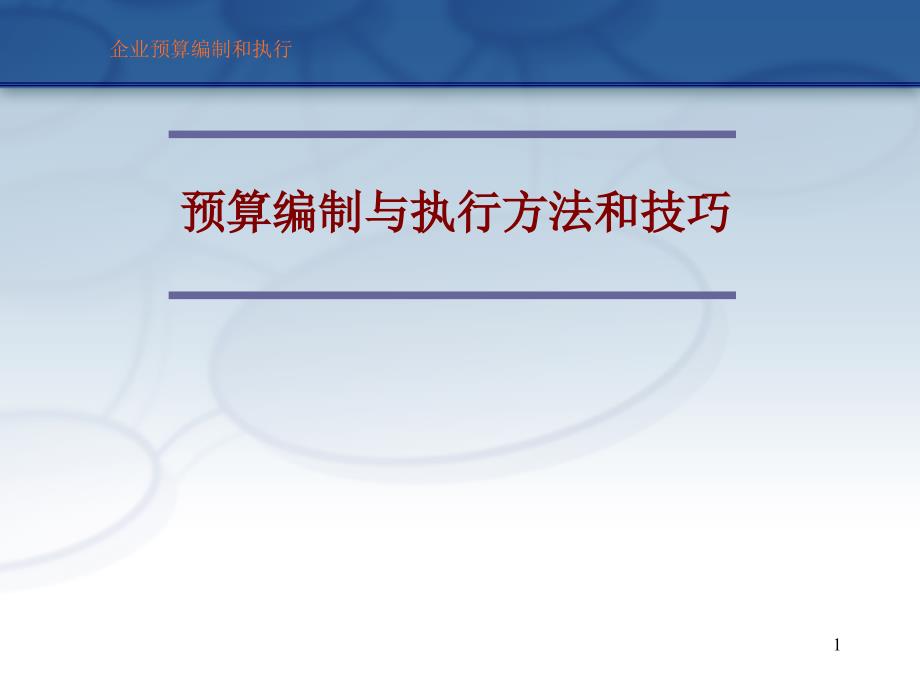 预算编制与执行方法和技巧.ppt_第1页