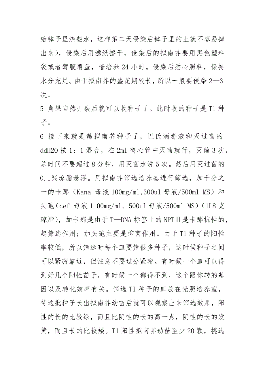 花序浸染法转化拟南芥.docx_第3页