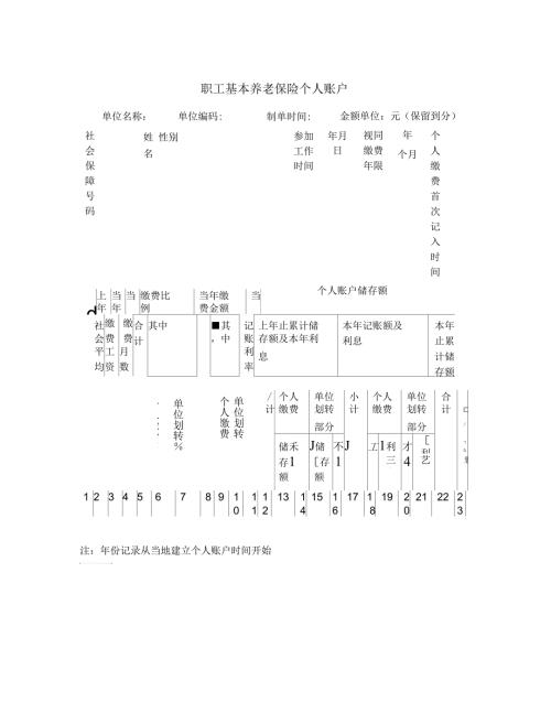 职工基本养老保险个人账户信息表.docx