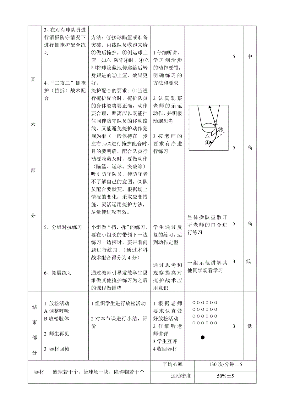 篮球战术掩护侧掩护教案.doc_第2页