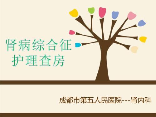 肾病综合征查房PPT课件.ppt