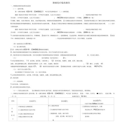 肺癌临床路径.docx