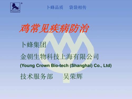 鸡常见疾病防治PPT课件.ppt