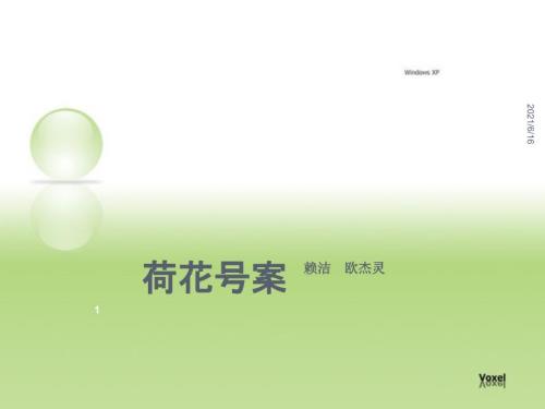 荷花号案PPT课件.ppt