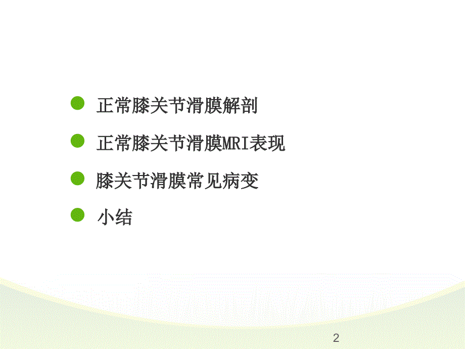 膝关节滑膜病变MRI表现PPT课件.ppt_第2页
