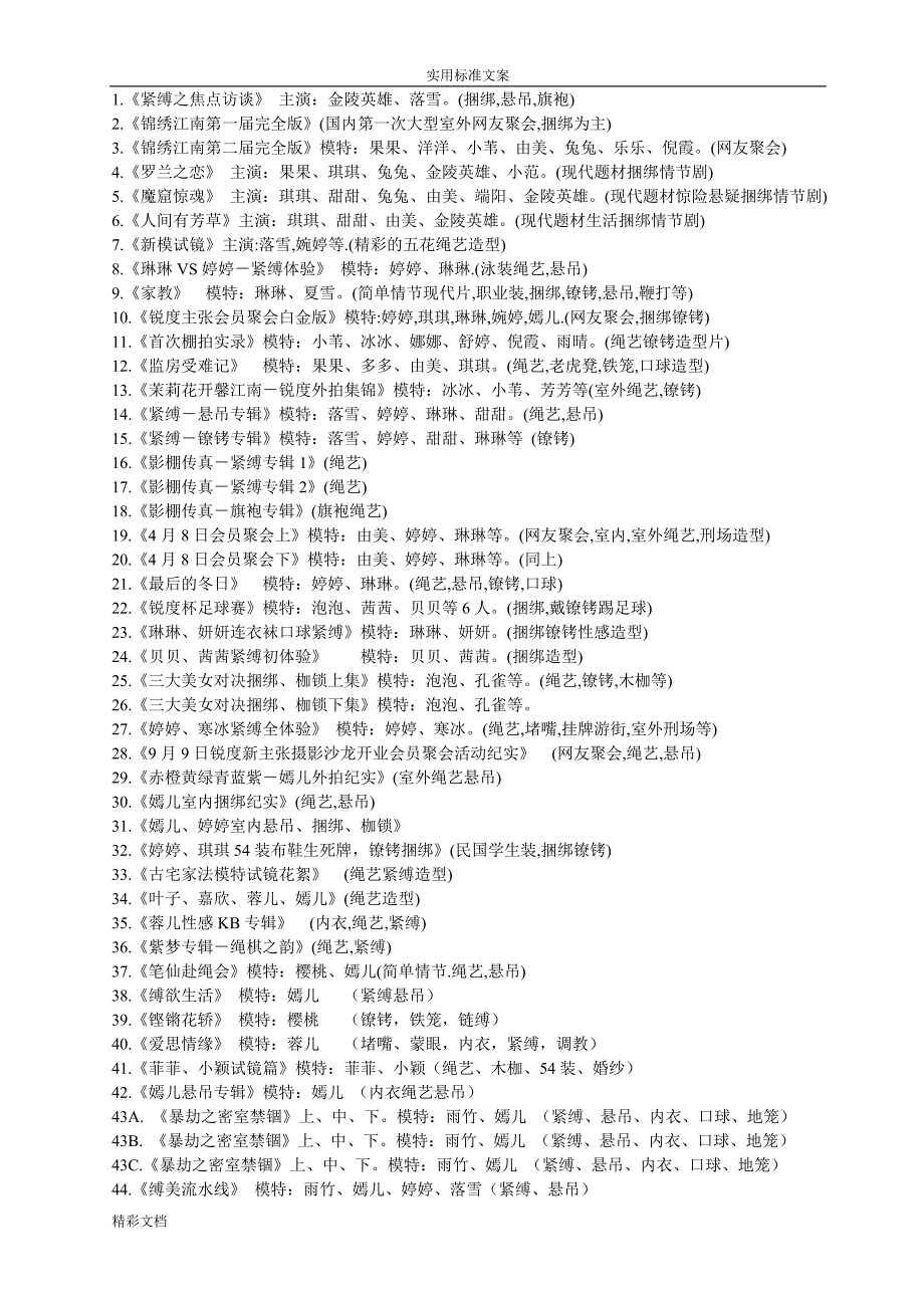 紧缚之焦点访谈主演锐度主张.doc_第1页