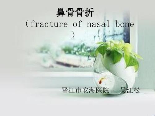 鼻骨骨折课件.pptx