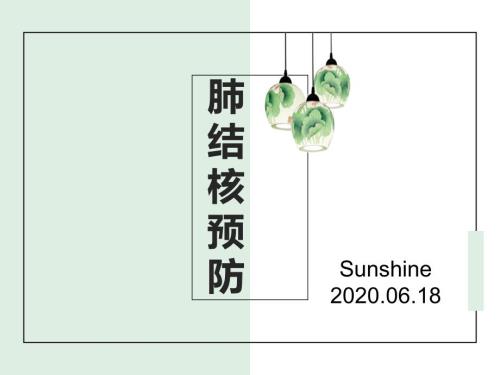 肺结核健康教育.ppt