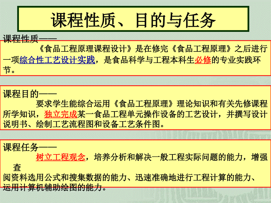 食品工程原理课程设计.ppt_第2页