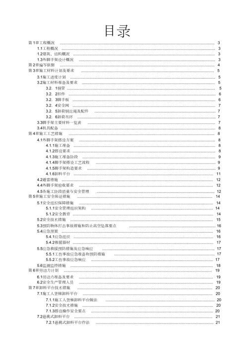 超高层外脚手架搭设施工方案完整版.doc