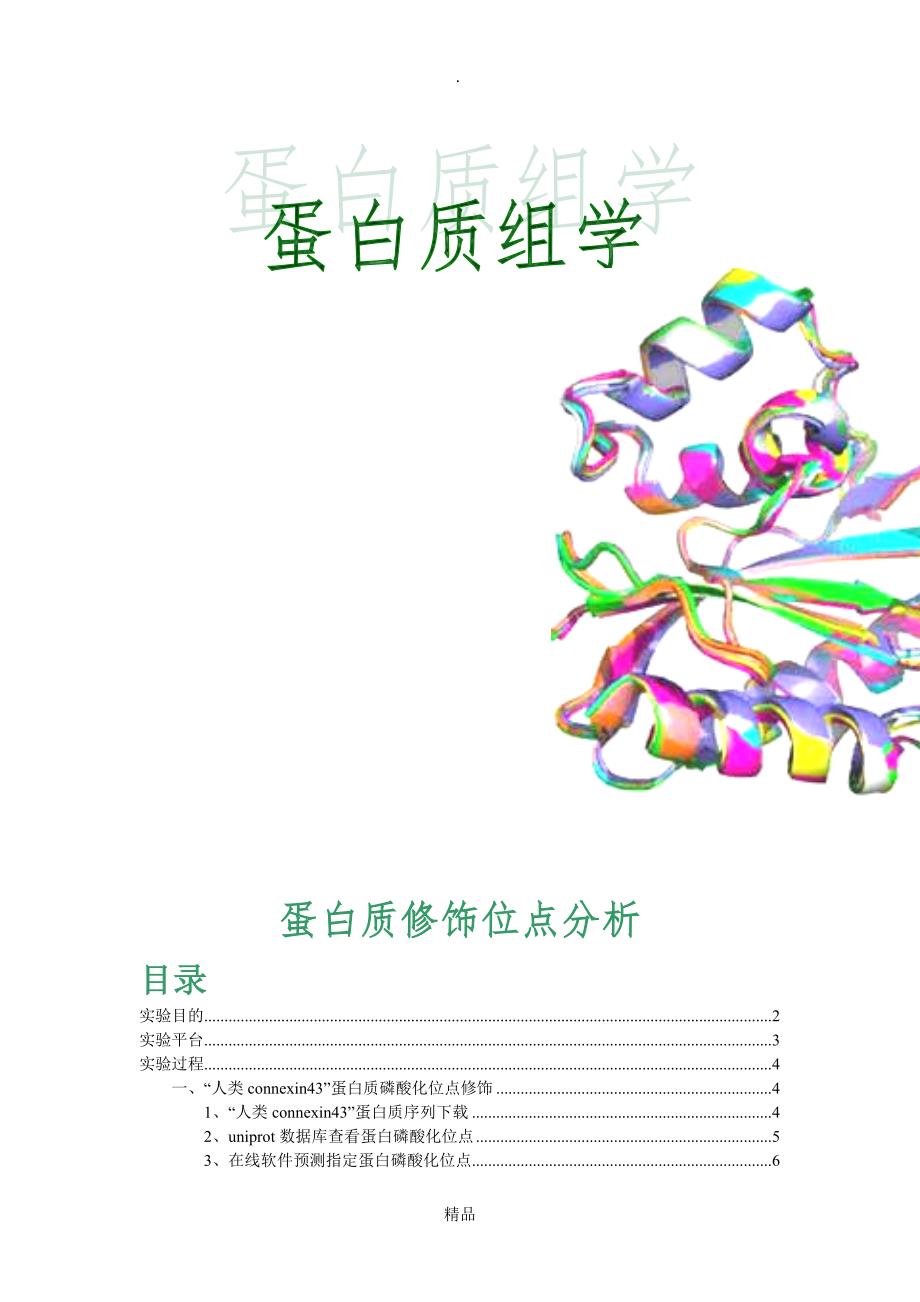 蛋白质修饰位点预测详解.doc_第1页