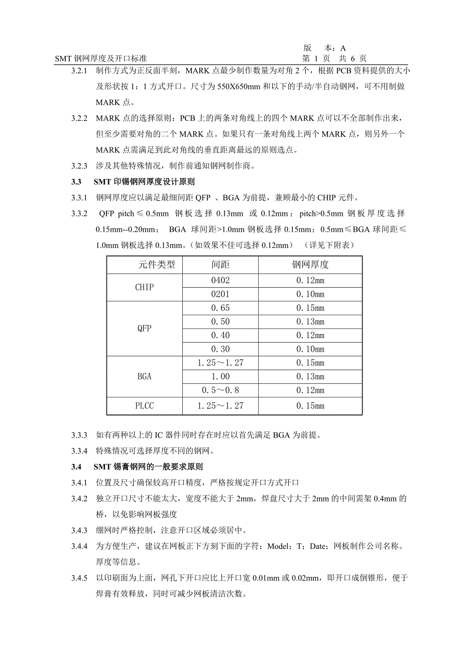 钢网厚度及开孔标准.doc_第2页