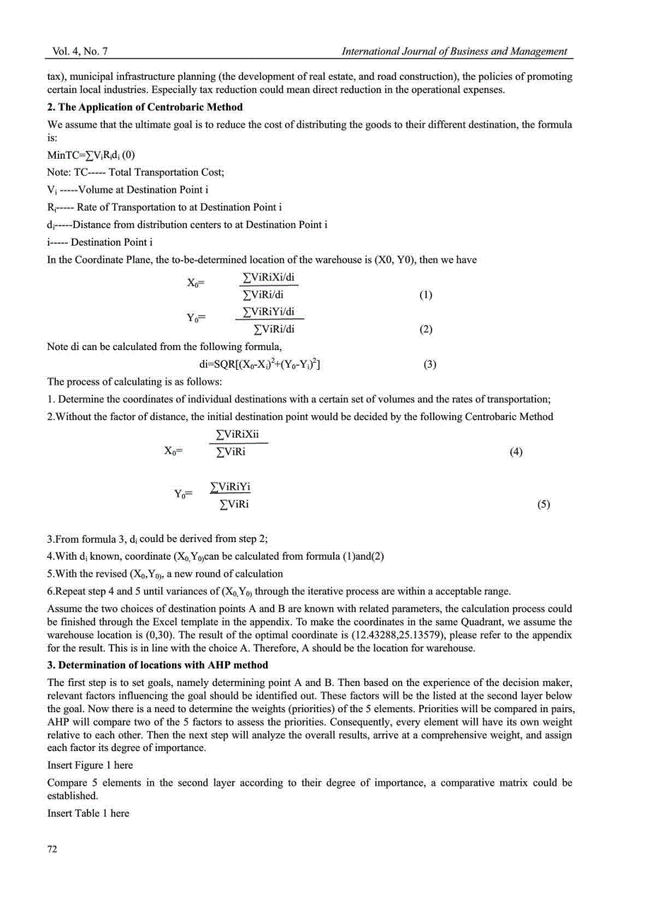 英文文献基于重心法和层次分析法的仓库选址觉得模型免.doc_第2页